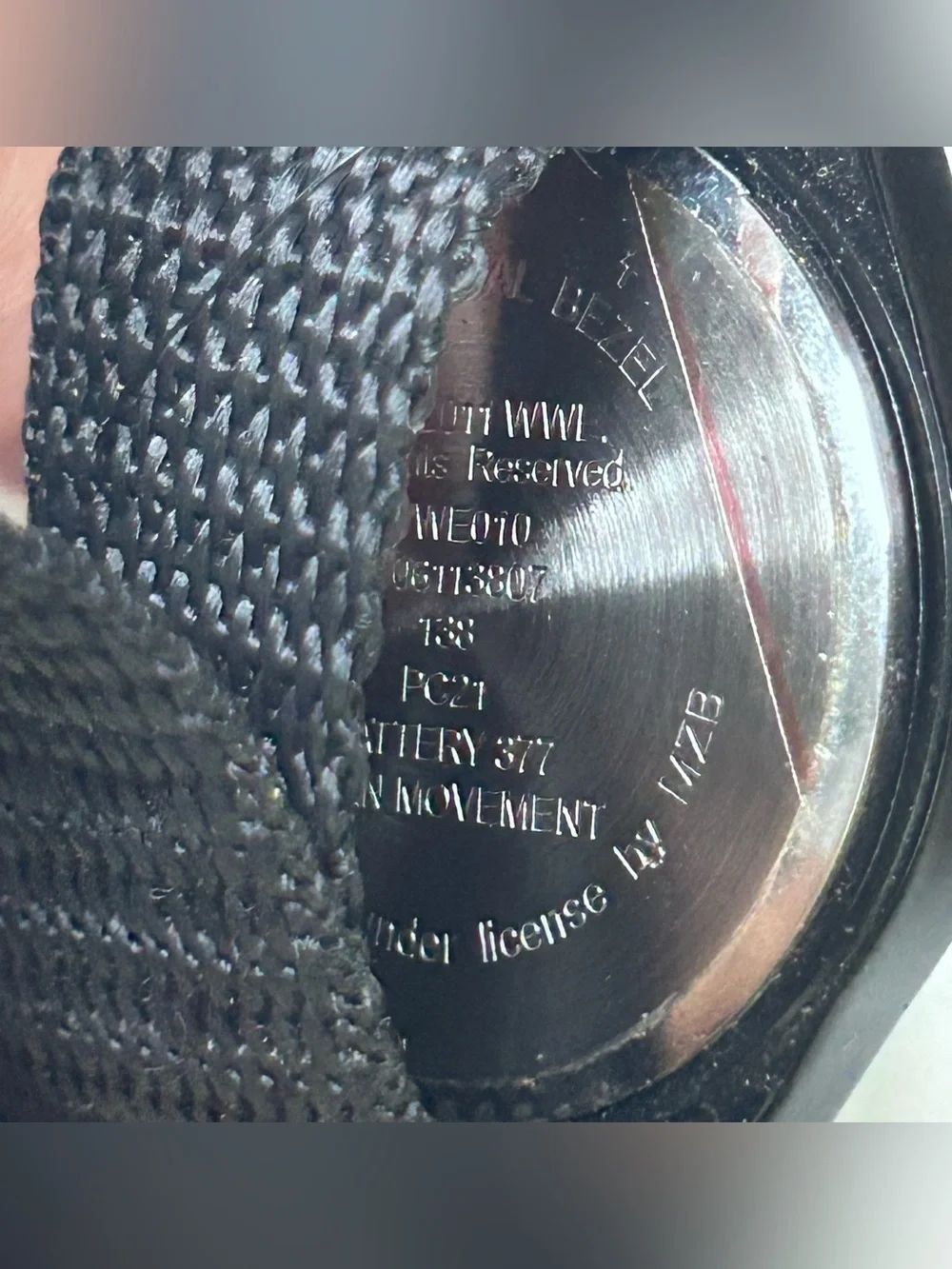 Vintage WWE John Cena Analog Wrist Watch Black